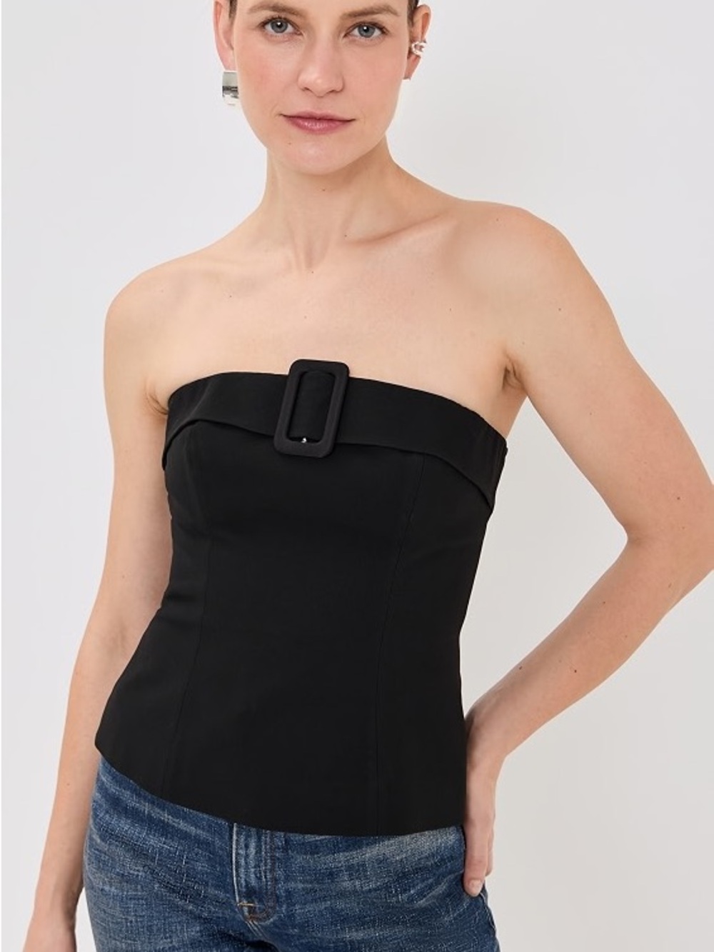 REFORMATION strapless top